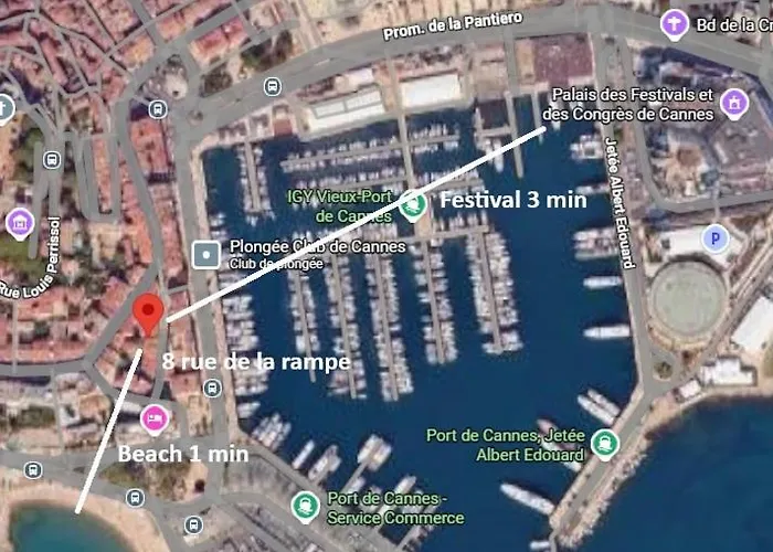 Quiet 400m Palais & 100m * Cannes